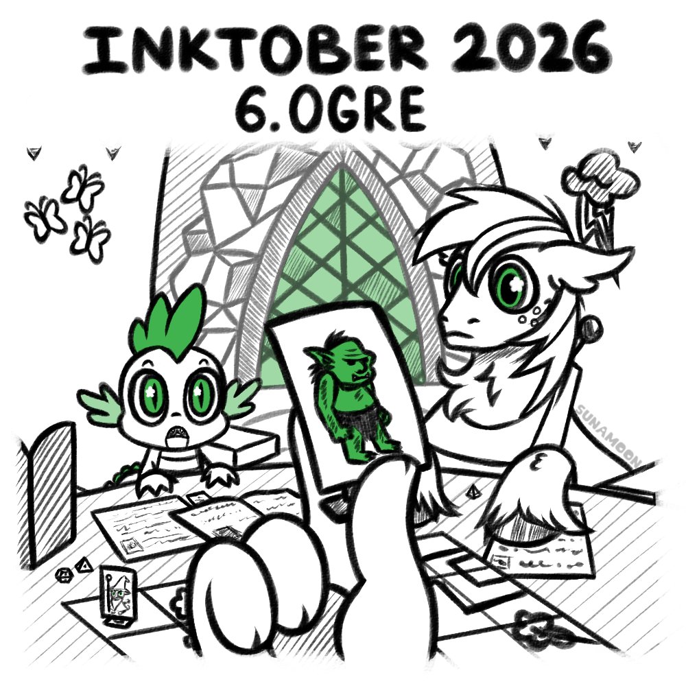 SunaMoonMLP's tweet photo. Inktober 2026: Day 6 - Ogre

#mlp #mylittlepony #mlpart #pony #inktober #inktober2026 https://t.co/brw6HMuDuL