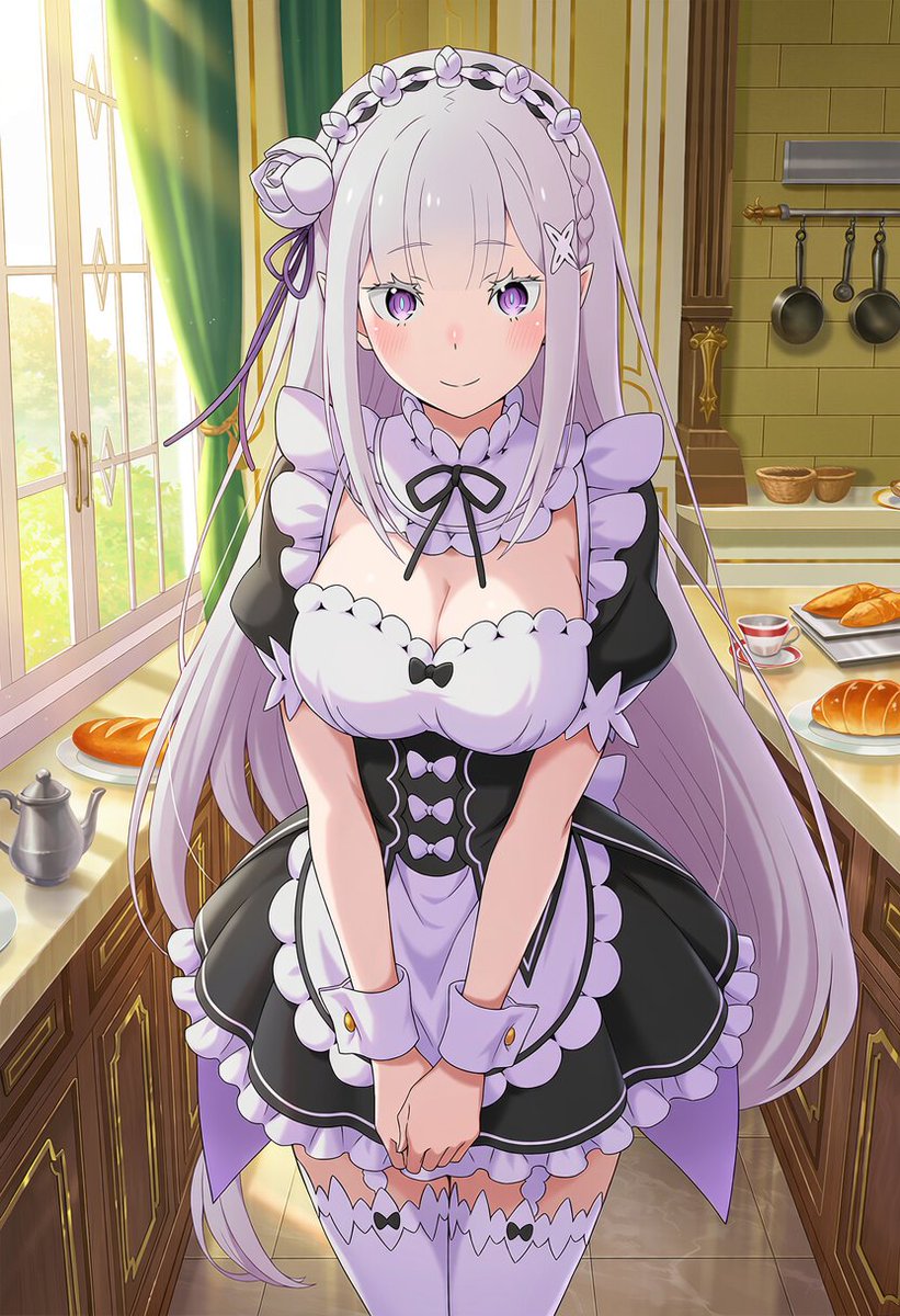 runoa_0's tweet photo. 「おはよう！
今日は私がメイドさんなの」

エミリア / Emilia
#リゼロ
#rezero
SFW illustration, No nudity, no suggestive intent. https://t.co/5ckwjawkyF
