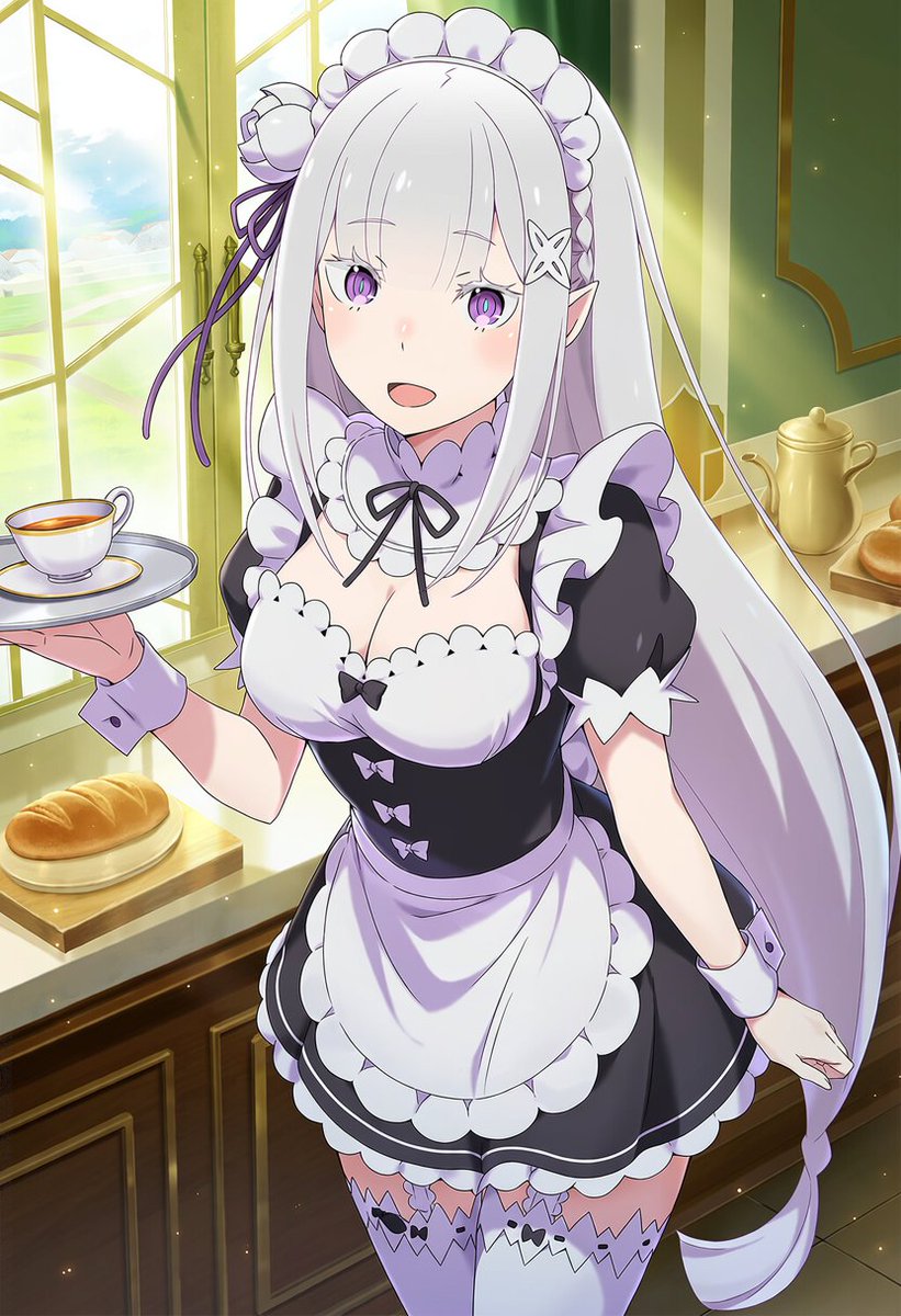 runoa_0's tweet photo. 「おはよう！
今日は私がメイドさんなの」

エミリア / Emilia
#リゼロ
#rezero
SFW illustration, No nudity, no suggestive intent. https://t.co/5ckwjawkyF