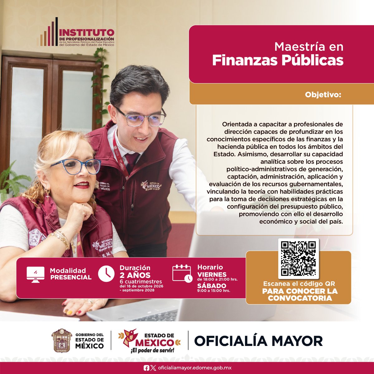 IPSPedomex's tweet photo. 📚 Profesionalizar para Servir. 
Acércate a tu Coordinación Administrativa
 📁 Recepción de solicitudes y documentación: hasta el 8 de octubre de 2026. 
🔎 Consulta y postúlate: https://t.co/QGQv7vNLQF... #ElPoderDeServir
@OficialiaEdoMex https://t.co/DycG1LNr2V
