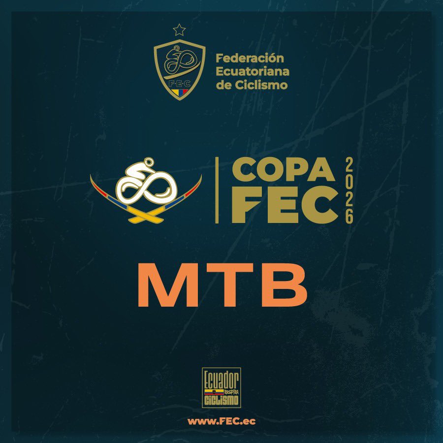 FedeCiclismoEcu's tweet photo. ¡Ya están los resultados! 🚵♂️🚵♀️
¿Competiste en la IV Fecha de la #CopaFEC MTB XCO - XCC? 👀
Busca tu nombre y mira cómo te fue 👉 https://t.co/OeZ9SxkdwD https://t.co/kQ5Uwofn83