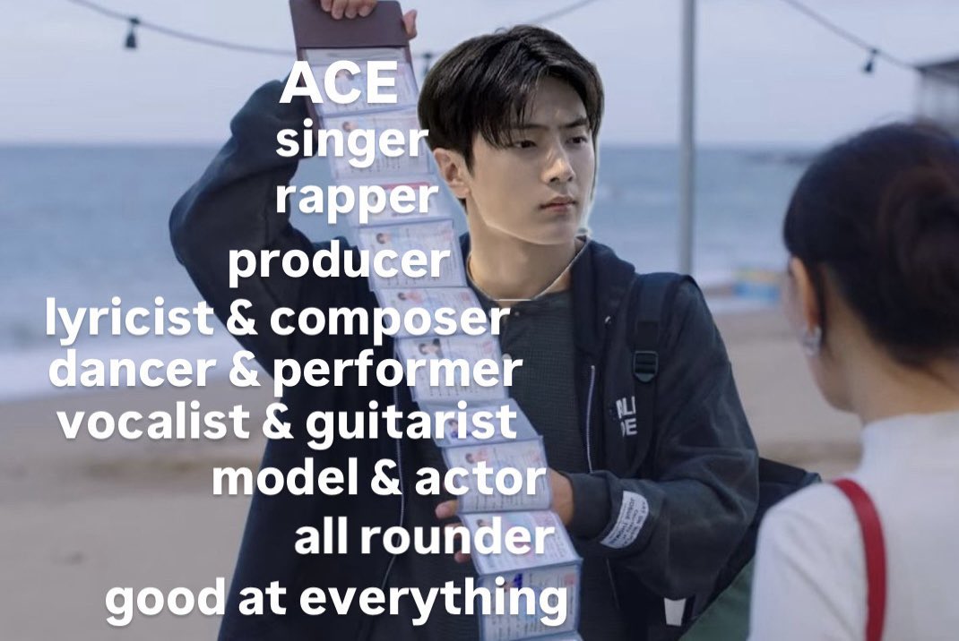 oneof_stars's tweet photo. Singer, songwriter, actor, multilingual idol, dwaejigukbap connoisseur, max verstappen fanboy on the side,  and star of the Shh, Secret Chef on Youtube~ 

 #제이 #JAY #ジェイ https://t.co/gmxJdOgtac