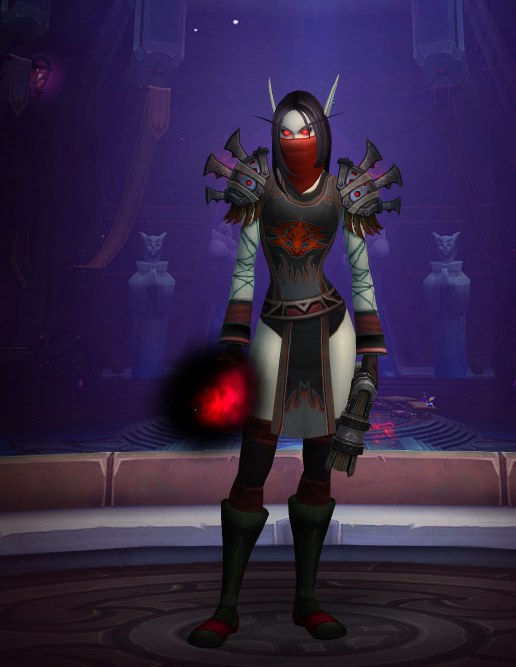 EssaEverafter's tweet photo. Posting examples since everything is now done and over with.

My names: Shields, Growth, Elementals, Consecration, Smites...
The other: Intentions, Resentments, Affections, Tramples...

The "main" mog resembling mine. Even using the webbed shirt that I use. Black and red is me. https://t.co/fRFtpPJ5NJ