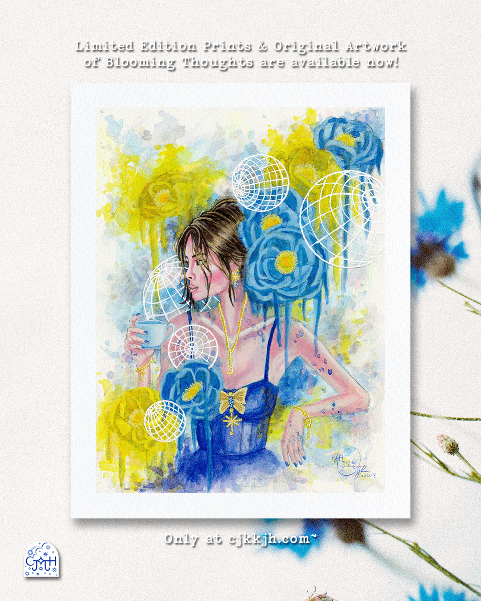 cjkkjhofficial's tweet photo. 🌐🦋✨ My new, original painting "Blooming Thoughts" & limited edition art prints of this artwork went live in my website like 2 hours ago, so if you haven't checked it out you totally should right now at ❋ https://t.co/wy6OoJF2pj
#blooming #blue #watercolor #gouache #cupoftea https://t.co/e9mLzEwPQ9