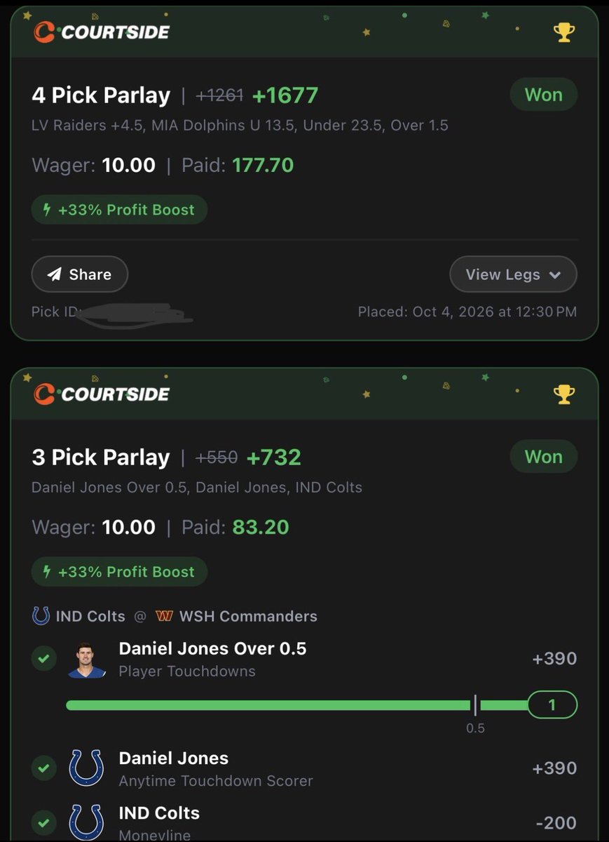 chowbets's tweet photo. Trust me when I tell you… you wanna be in @SourcedBetting discord. 

This happened in one weekend, @HonestBettorEV is absolutely cooking in the cord! Courtside is top tier, tons of boosts and EV betting is possible as a side hustle. Hit me up if you have questions! https://t.co/owr4hJ72rP