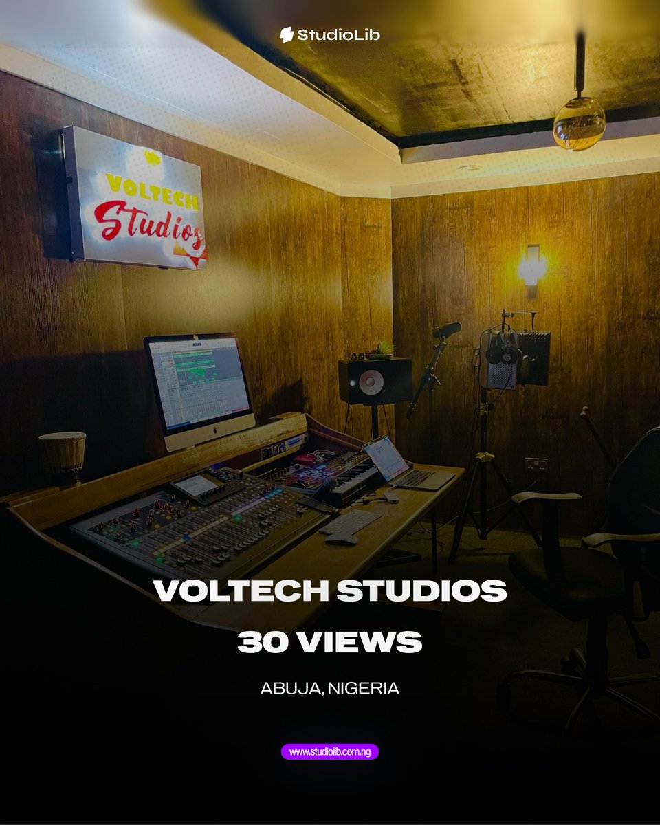 studiolib_'s tweet photo. September’s most viewed studios on Studio Lib 👀💜

These studios had the most people checking out their pages last month.

#studiolib #nigeriancreatives #musicstudios #studiosessions #creativebusiness https://t.co/giroiaxPYH