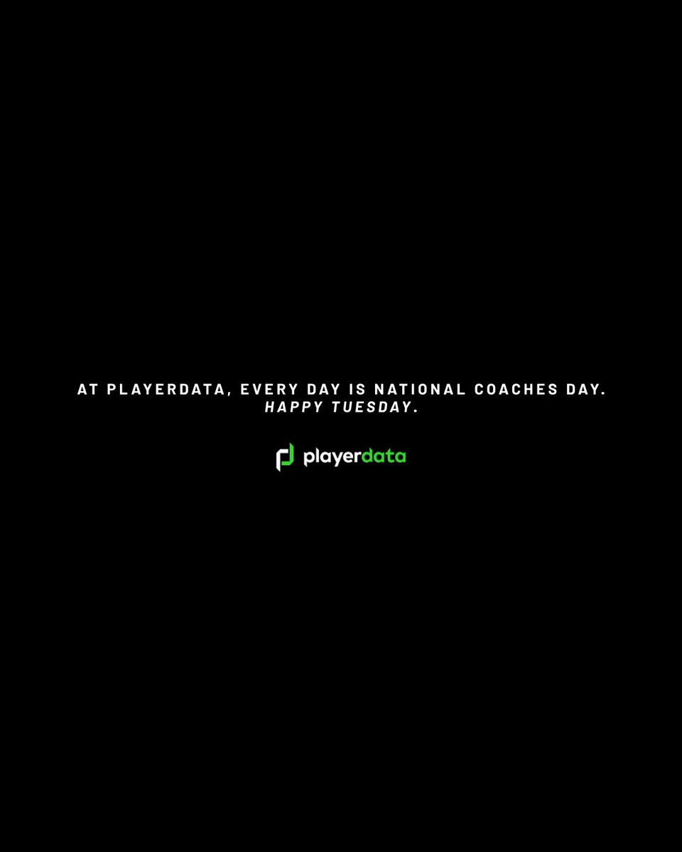 PlayerData's tweet photo. From the bottom of our heart: Thank you coaches!! 💚 #nationalcoachesday https://t.co/AQy0MXNCY6