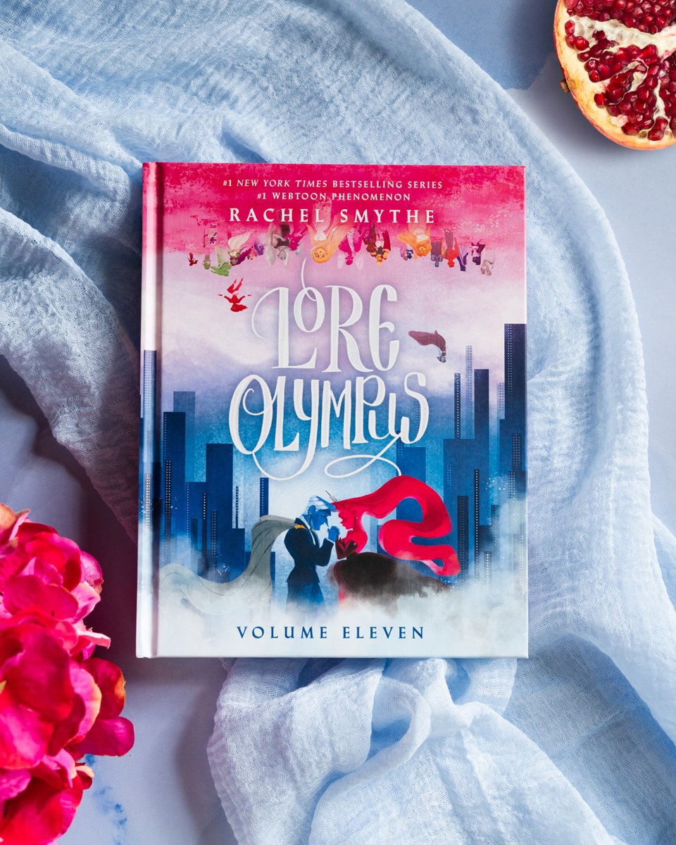 InkloreBooks's tweet photo. The final volume of LORE OLYMPUS by Rachel Smythe is out now, featuring the conclusion of this gorgeously illustrated mythological reimagining AND an additional never-before-seen short story! 💙 🩷

All eleven volumes are now available in print: https://t.co/Wm4MTP87SM https://t.co/13Addz7FVd