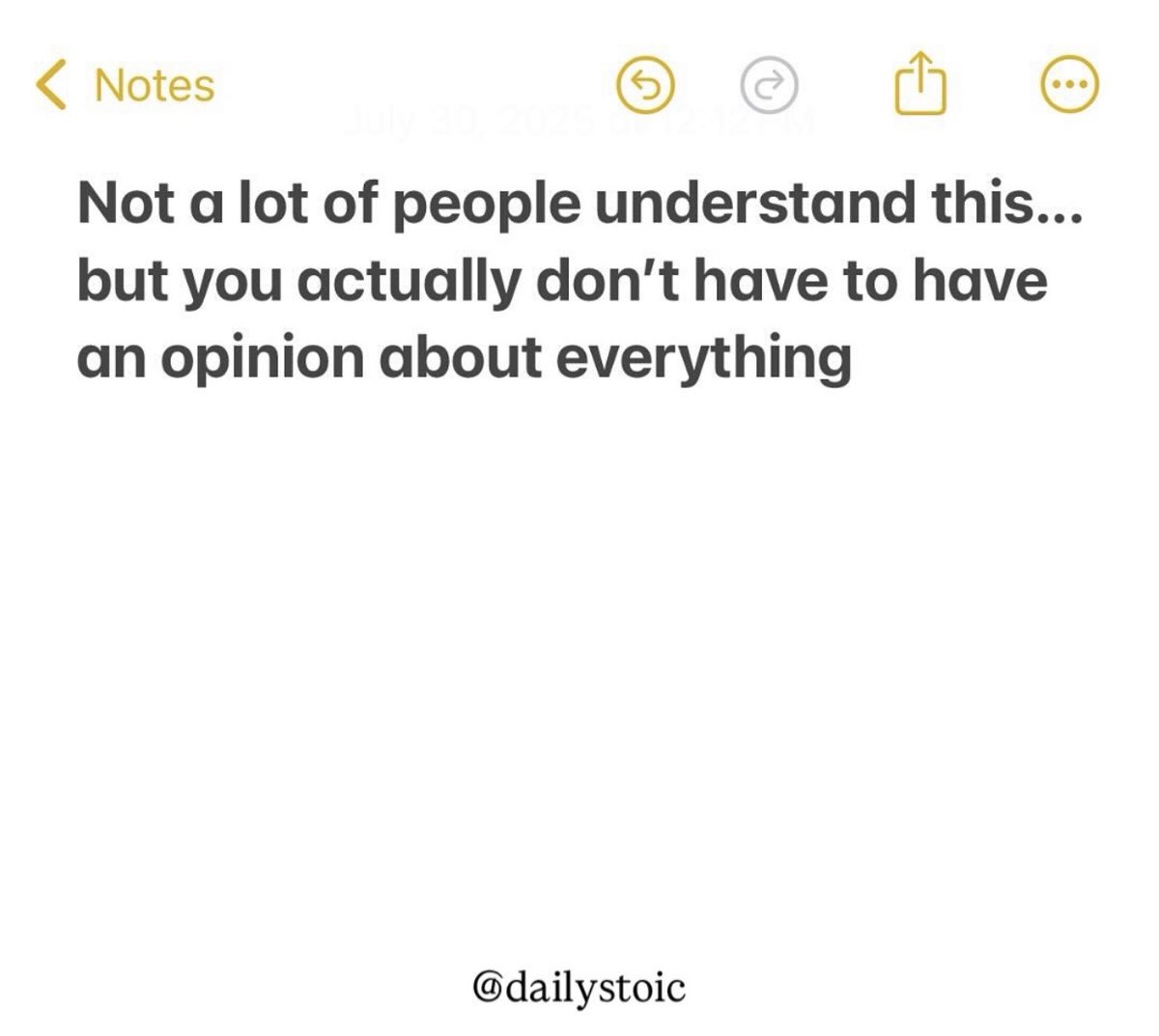 dailystoic's tweet photo. If Marcus Aurelius had the notes app https://t.co/v3fzJ9UxU0