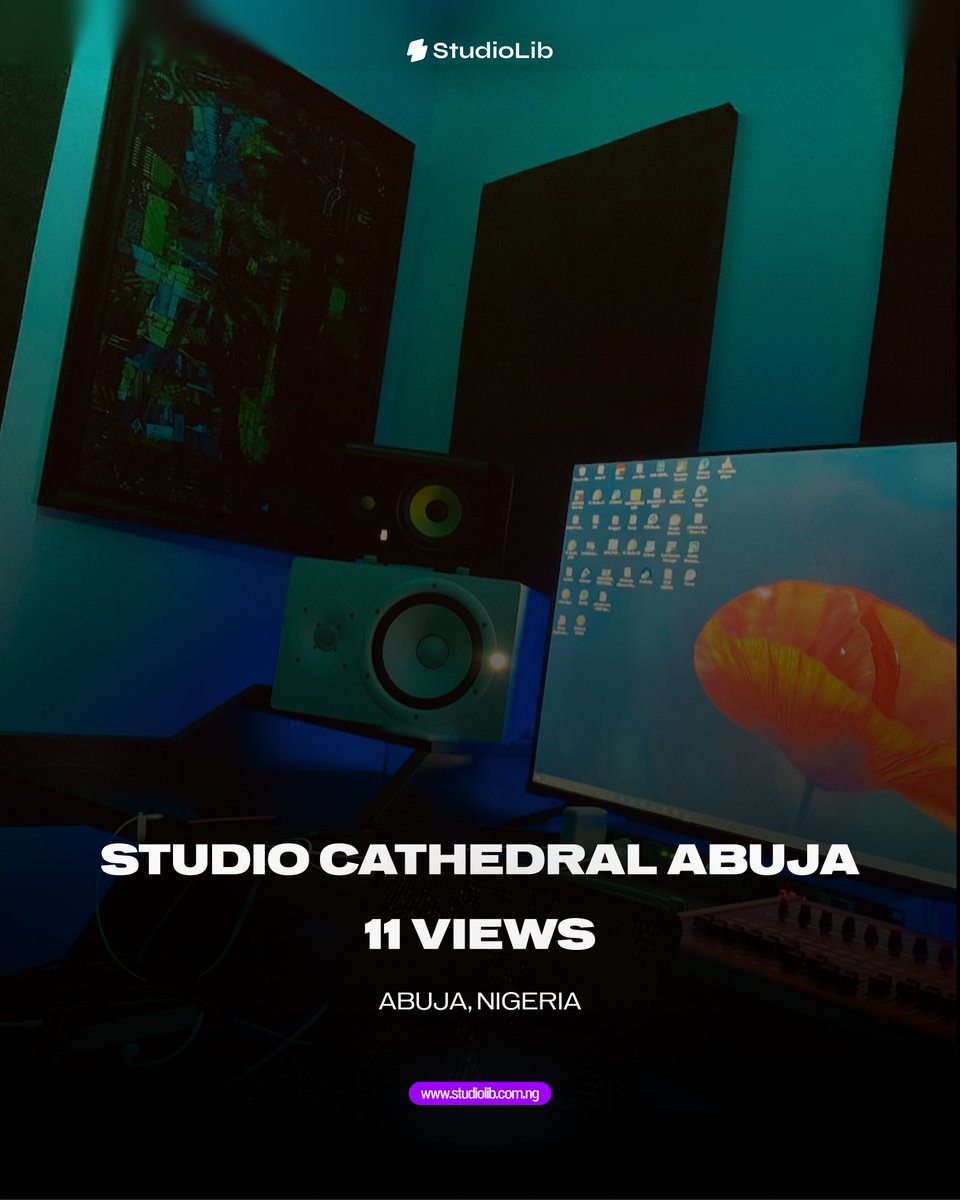 studiolib_'s tweet photo. September’s most viewed studios on Studio Lib 👀💜

These studios had the most people checking out their pages last month. PT2

#studiolib #nigeriancreatives #musicstudios #studiosessions #creativebusiness https://t.co/vekoxiPXgQ