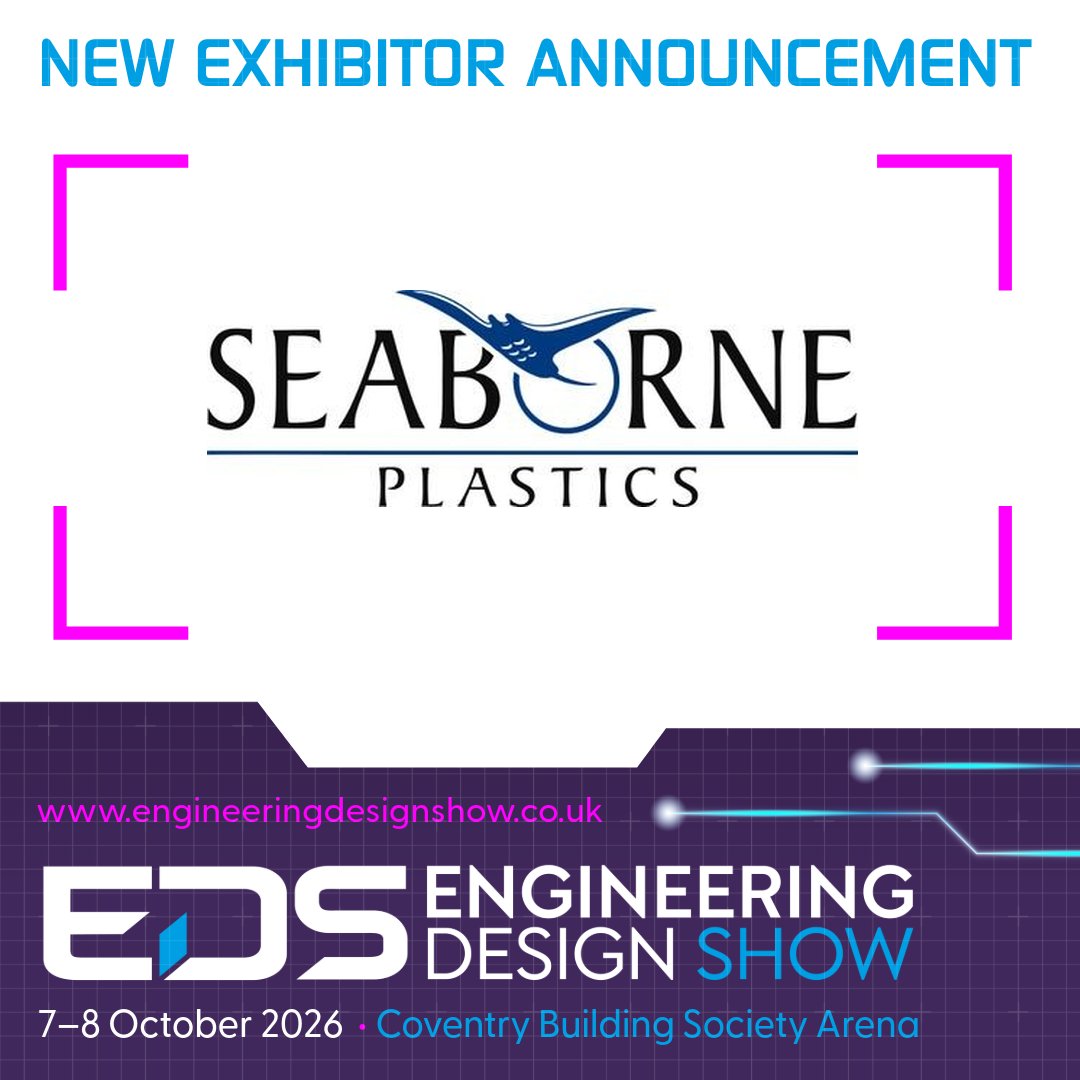 EngDesignShow's tweet photo. Thrilled to welcome Seaborne Plastics s.r.o. to The EDS 2026!

Seaborne Plastics provides plastic manufacturing and engineered polymer solutions for organisations developing components and products for technical applications. 

Register for free today: https://t.co/VoO4mC05ZW https://t.co/ZJGkkUvj3s