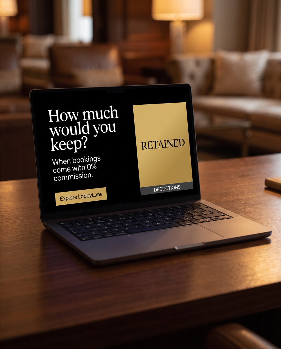 Lobby_Lane's tweet photo. Keep 100% of your revenue by eliminating costly booking commissions. Start growing today.
#HotelRevenue #HospitalityBusiness #HotelManagement #DirectBookings #LobbyLane https://t.co/GQVeRdCZlv