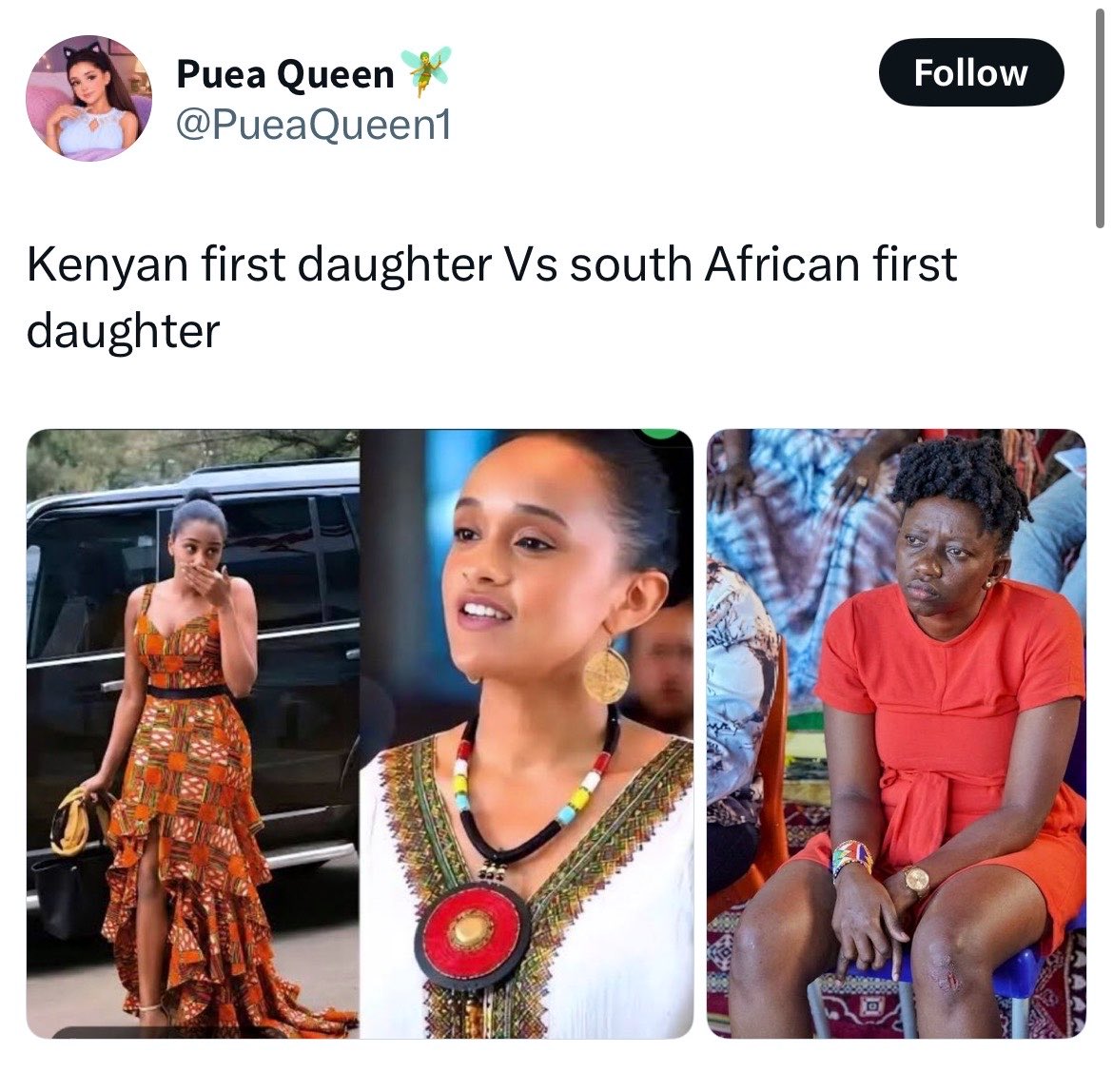 rukky_nate's tweet photo. The Kenya vs South Africa beef on the timeline is an eye opener.

I came to the conclusion that Kenyans are 10x meaner than Nigerians when it comes to bantering.

At a point I started feeling sorry for those xenophobes. 😂 https://t.co/r1dD7goNQI