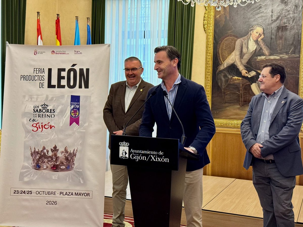 FOROGijon's tweet photo. 🦁 ¡Vuelve la Feria de León a Gijón!

📍 Del 23 al 25 de octubre, la Plaza Mayor acogerá el mercado de productos leoneses, con 23 expositores que nos acercarán los mejores productos y sabores de León. https://t.co/xBX6XNaKe1