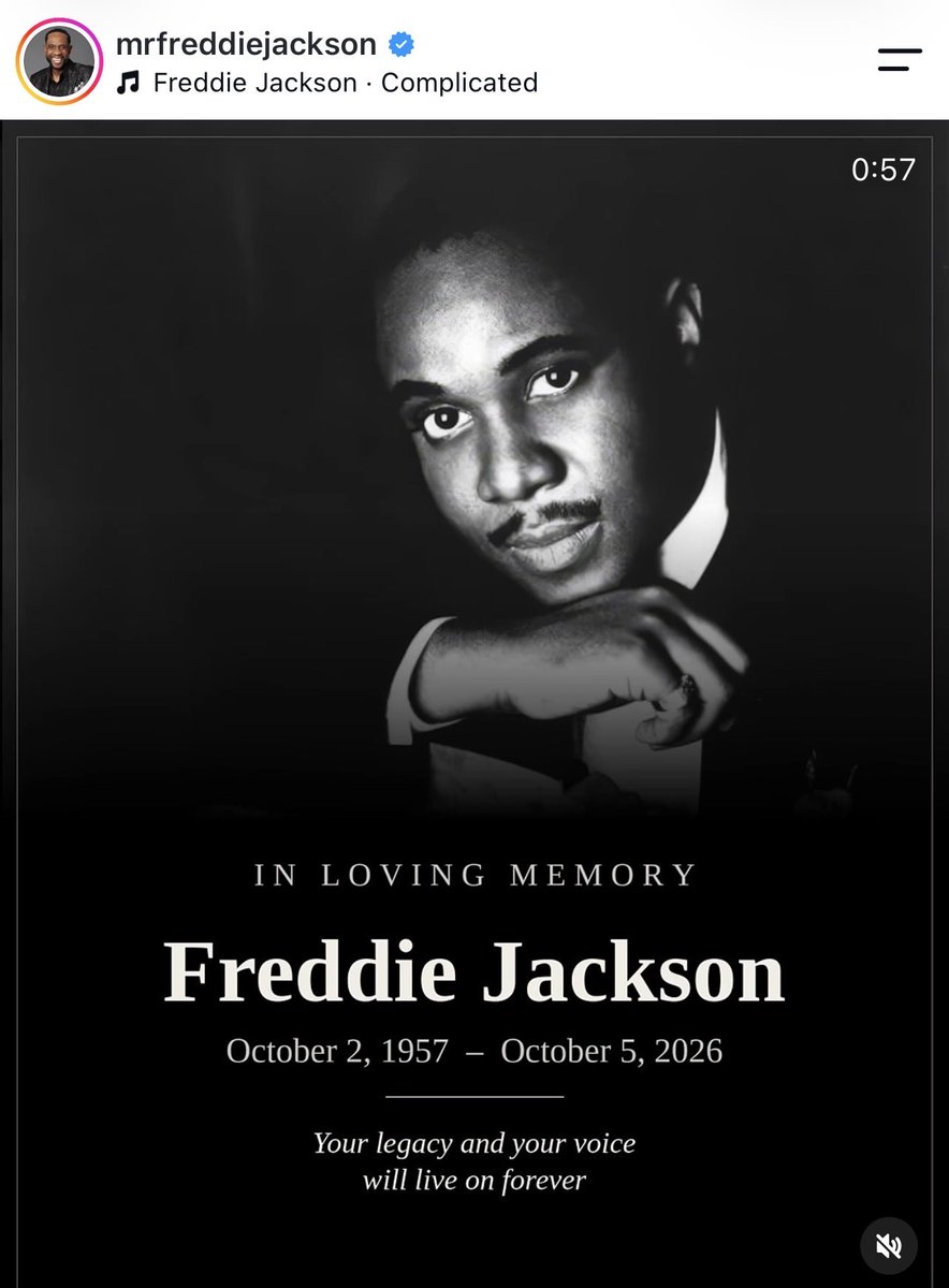 Phil_Lewis_'s tweet photo. Freddie Jackson, the RnB legend known for multiple hits, including “You Are My Lady,” has died. He was 69. https://t.co/aCWwRUJsLv