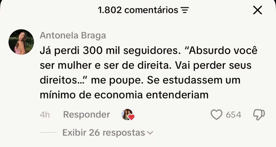 iboyinluvv's tweet photo. essa Antonela Braga nao tem um pingo de noção https://t.co/H50S6REQeM