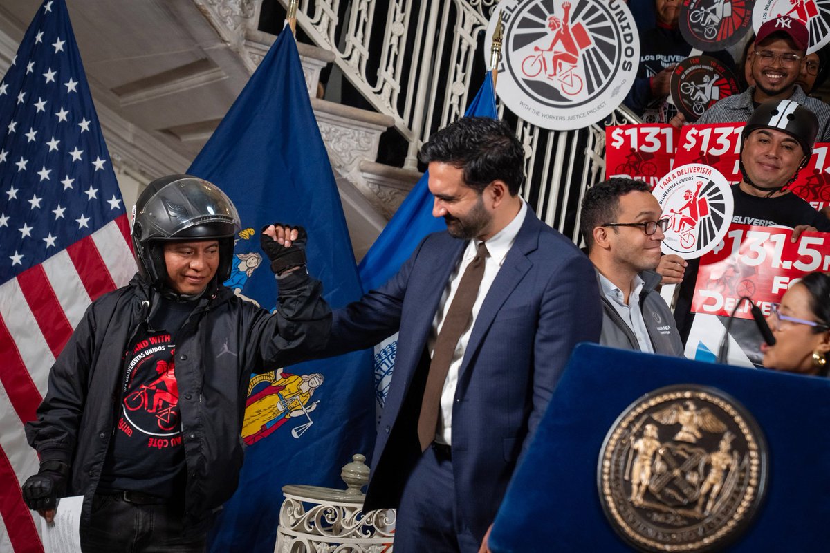 BushwickDaily's tweet photo. New York City won a $131.5 million settlement from DoorDash over its Delivery Worker Laws, the Mamdani administration announced. It sends money to more than 260,000 delivery workers. https://t.co/6SSidLz6ZN