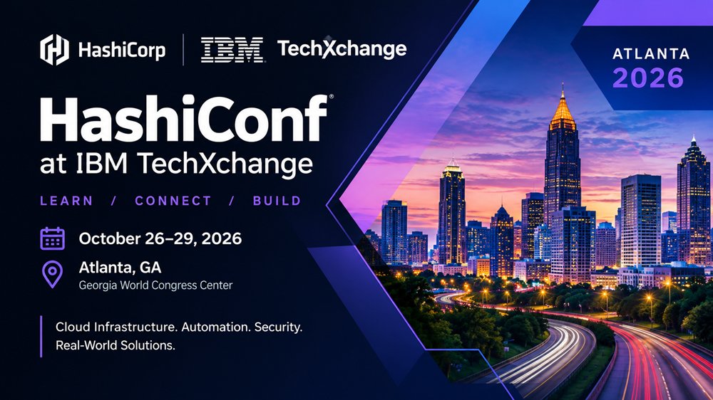 screamingboxcom's tweet photo. HashiConf at IBM TechXchange brings together developers, DevOps professionals, cloud engineers, security teams, and IT leaders for a hands-on look at modern infrastructure and cloud management. Now part of IBM TechXchange, the event focuses on… https://t.co/MlKWBoYqM4 https://t.co/34YCZ1P8pb