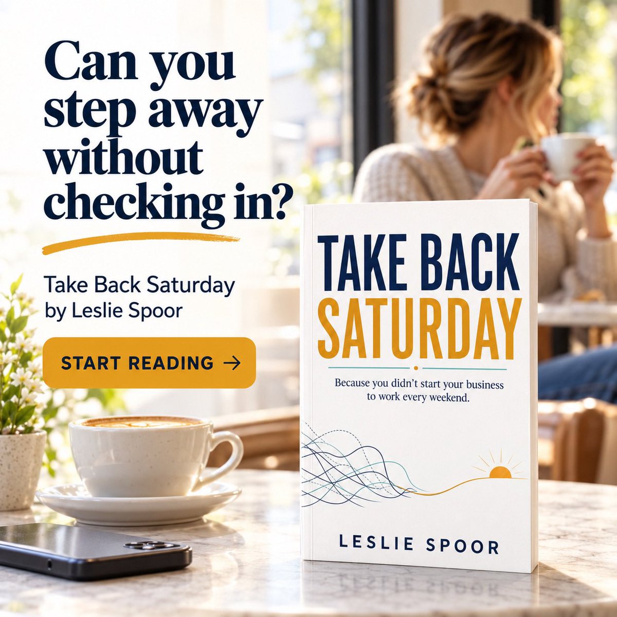 MCProgram4Pros's tweet photo. Saturday eaten by work? Take Back Saturday helps business owners reclaim weekends. Grab your copy now: https://t.co/V6X4Wxr81j https://t.co/Eaj8DsUnlP