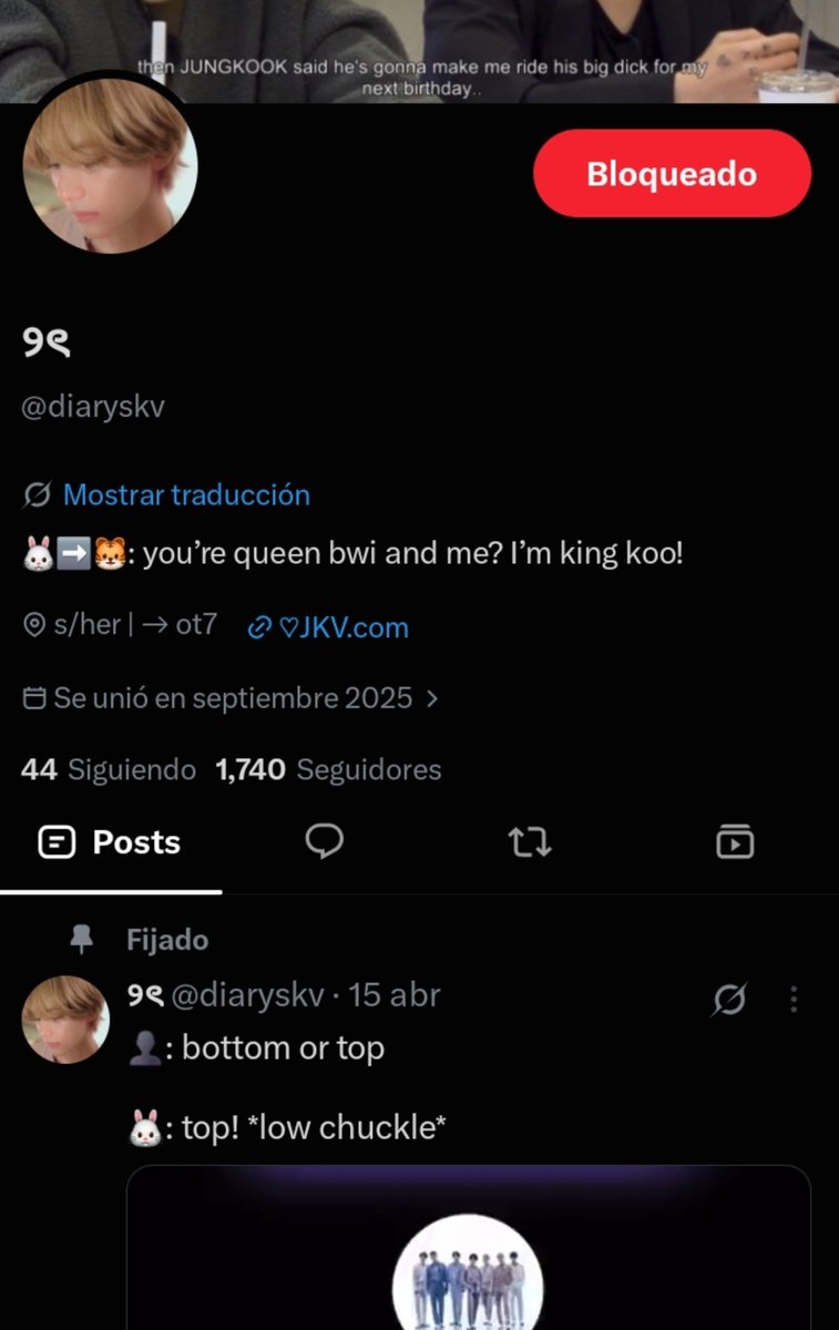 winter17_tkbear's tweet photo. ‼️Esta cuenta es una maldita anti de Jungkook No es una cuenta taekook de verdad que apoye a los dos. Además con sus posts, está haciendo que le respondan con hate hacia Taehyung también. No le den visibilidad repórtenla y dejen de seguirla por favor
https://t.co/nxvqhxyamH https://t.co/F90KKD3DVb