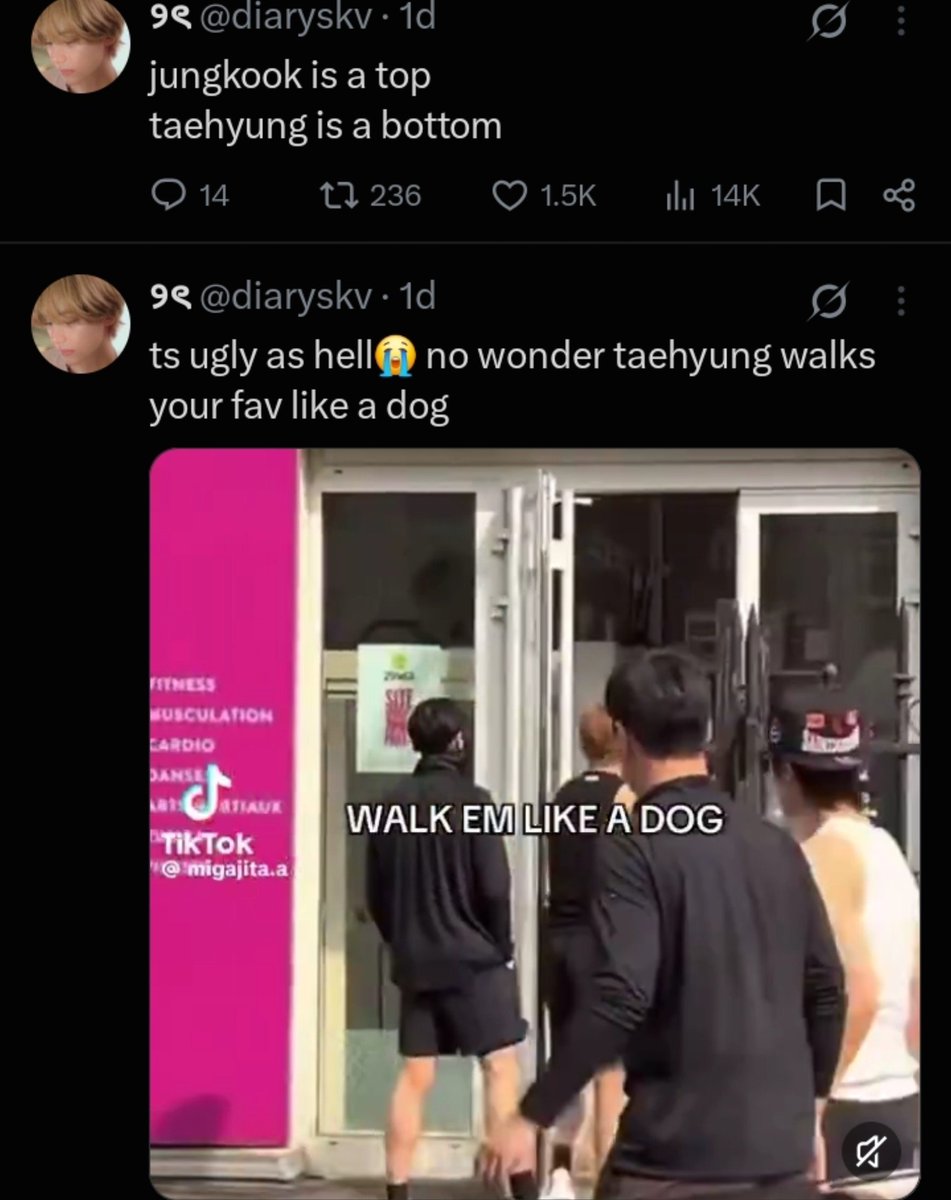 winter17_tkbear's tweet photo. ‼️Esta cuenta es una maldita anti de Jungkook No es una cuenta taekook de verdad que apoye a los dos. Además con sus posts, está haciendo que le respondan con hate hacia Taehyung también. No le den visibilidad repórtenla y dejen de seguirla por favor
https://t.co/nxvqhxyamH https://t.co/F90KKD3DVb
