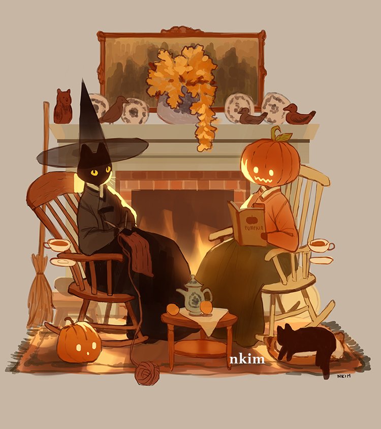 nkim_illustrate's tweet photo. Halloween in Hanbok 10 https://t.co/NR24gQ6nhA