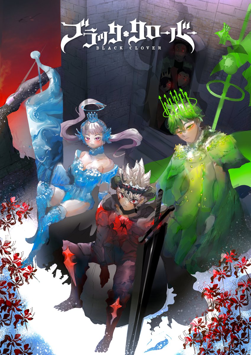 shiasbag's tweet photo. The Light Triad. The battle is on! #BlackClover #ブラッククローバー https://t.co/yhEOE15HqW