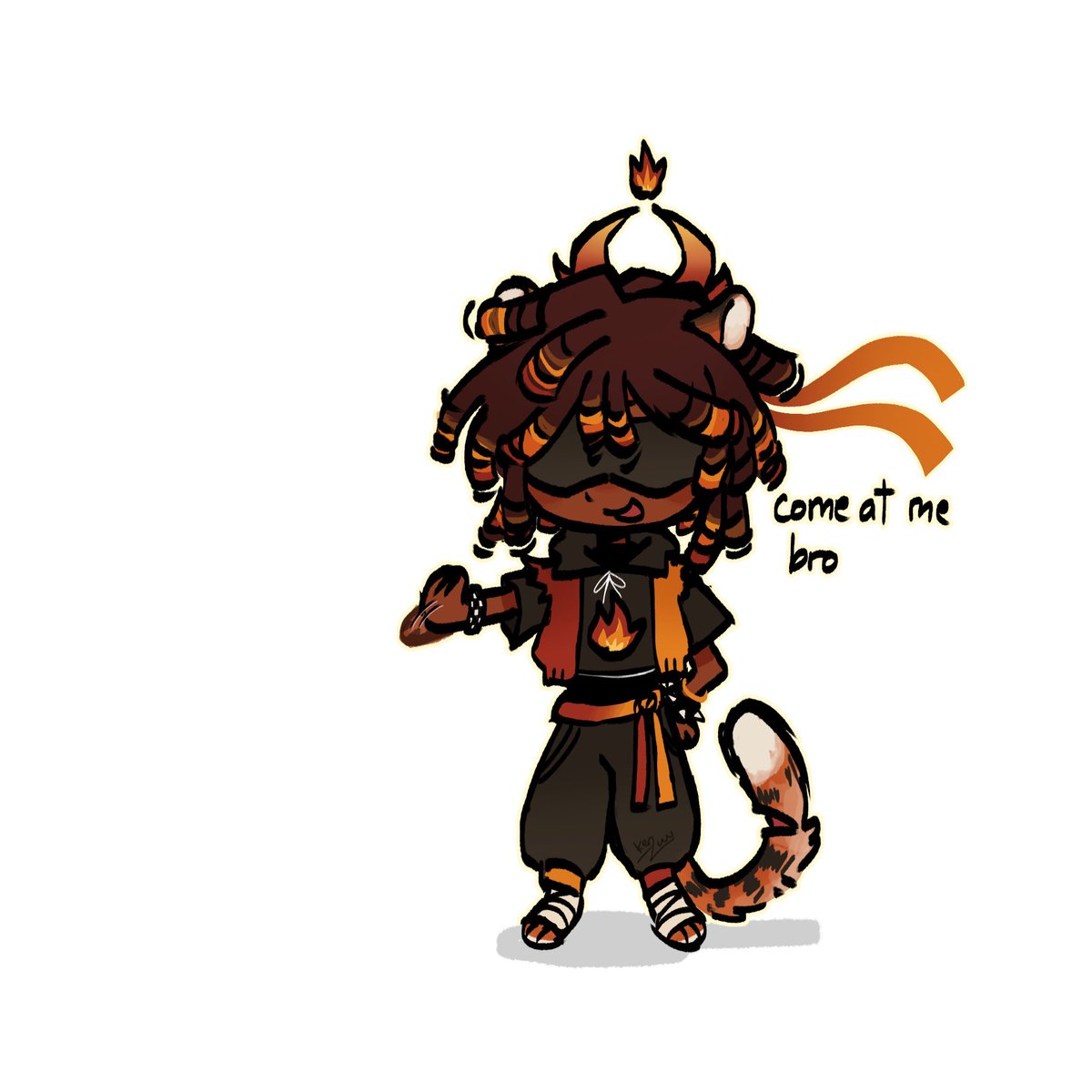 ke2uw's tweet photo. flame chibi https://t.co/k7yvrc87cn
