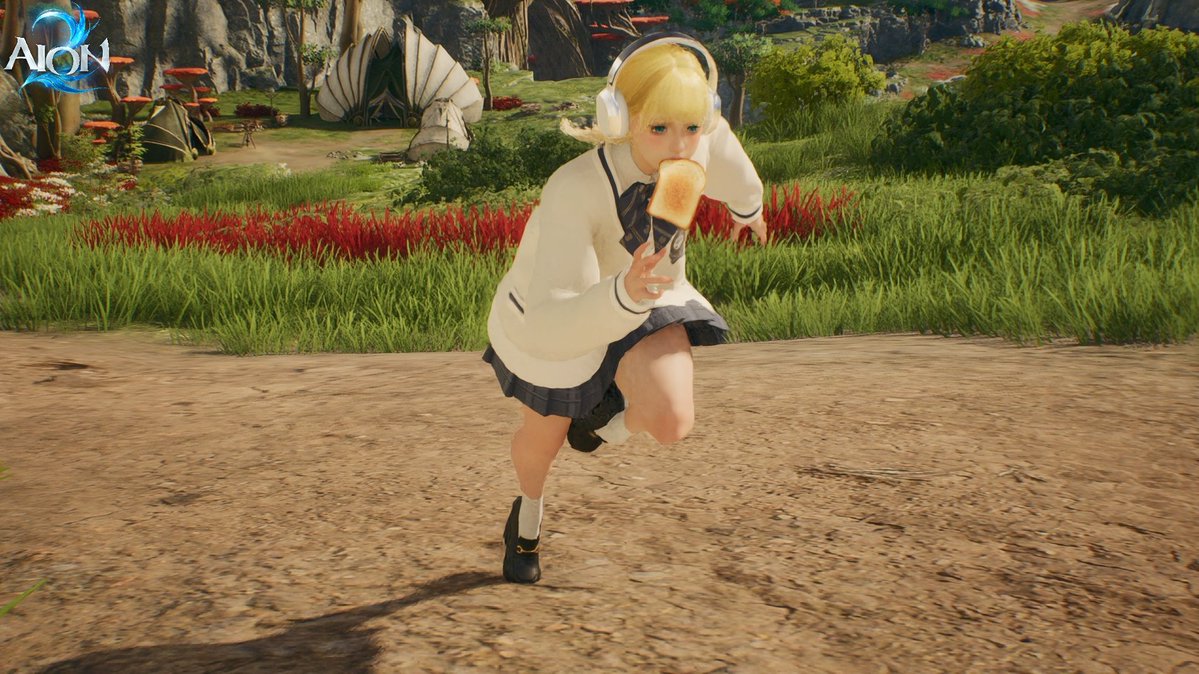 jk_motti's tweet photo. #AION2コンテスト #AION2 #アイオン2
いっけなーい☆遅刻遅刻！🍞
https://t.co/NvAa80N9mP https://t.co/8XkBCHdVST