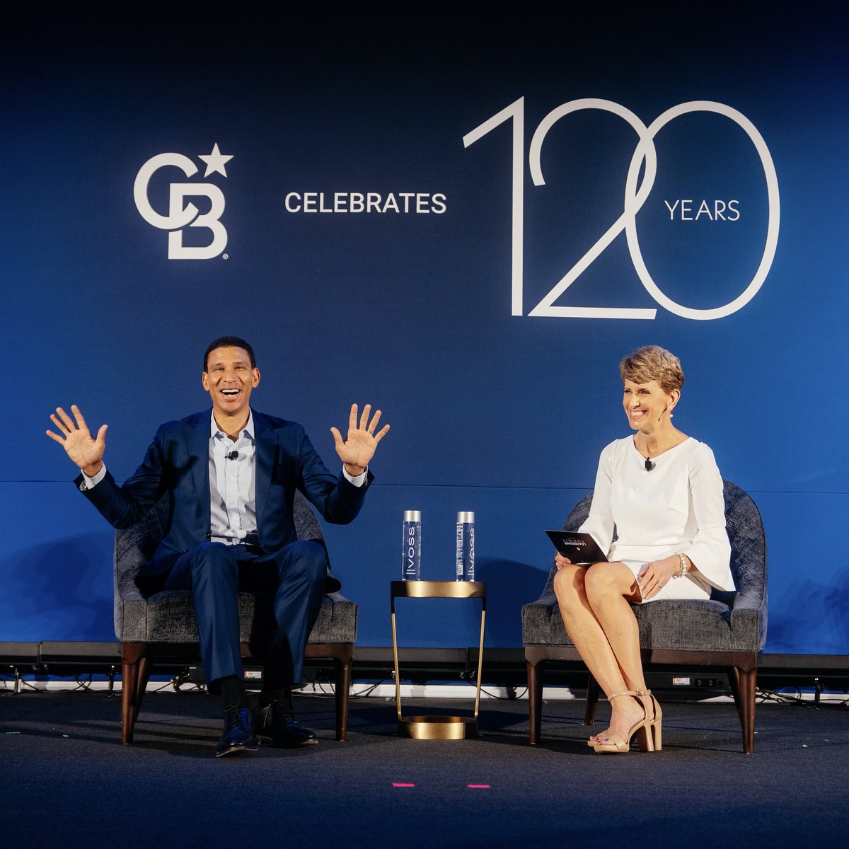 RobReffkin's tweet photo. What a great way to start the week! Yesterday I had the opportunity to sit down with Mary Lee Blaylock, President of Coldwell Banker Affiliates, at the CB Leadership Summit in Miami. 

Thank you to everyone in the room. I’m grateful for your partnership as we build the future together.