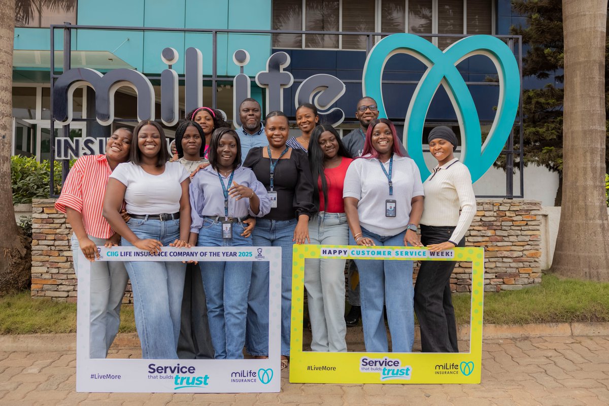miLifeGhana's tweet photo. Service that builds trust. 💙 Happy Customer Service Week! 🩵
.
.
.
.
.
#LiveMore #HappyCustomerServiceWeek https://t.co/FucVa0hGR9