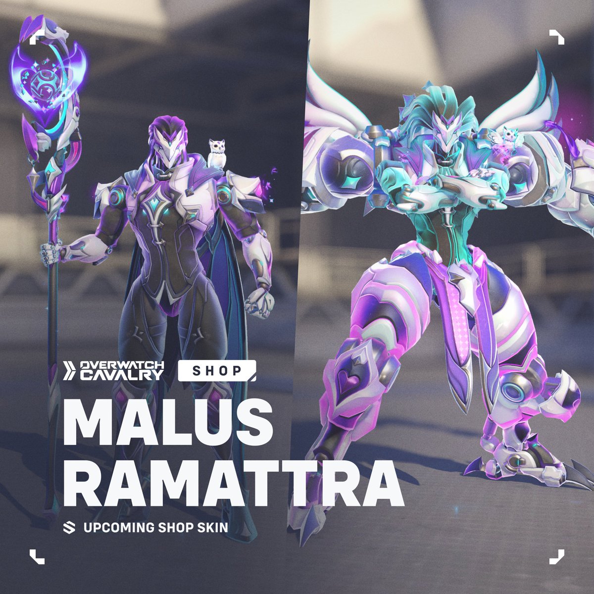 OWCavalry's tweet photo. Closer Look at New #Overwatch Ultra Skin: Malus Ramattra 🔹

This skin features custom reactivity when you are On Fire, along with custom kill effects and sounds.

🗓️ Set to release later this season. https://t.co/uoAQNWsPaB