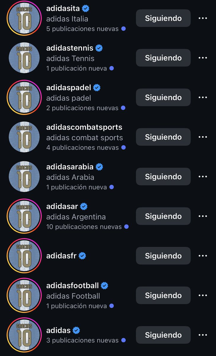 MessiXtraHQ's tweet photo. 🚨 Adidas paying tribute to Messi across all their accounts. 🥹 https://t.co/SP6pNZGAkc