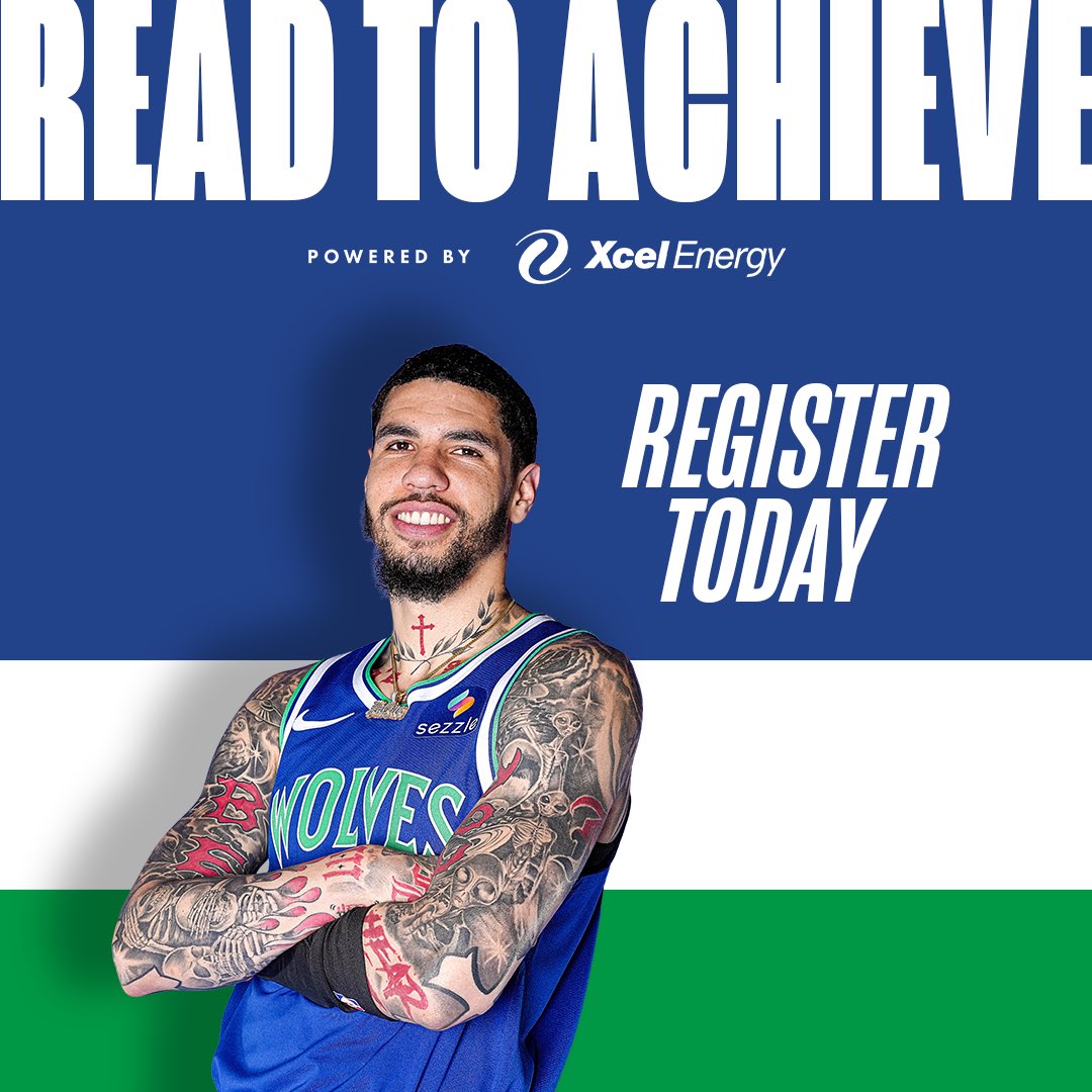 PackOffCourt's tweet photo. Calling all teachers! Timberwolves Read to Achieve powered by @XcelEnergyMN is open for registration through October 9! Check out https://t.co/IZKqLsuPJl to learn more and sign your class up! https://t.co/9JTq0QpKC9