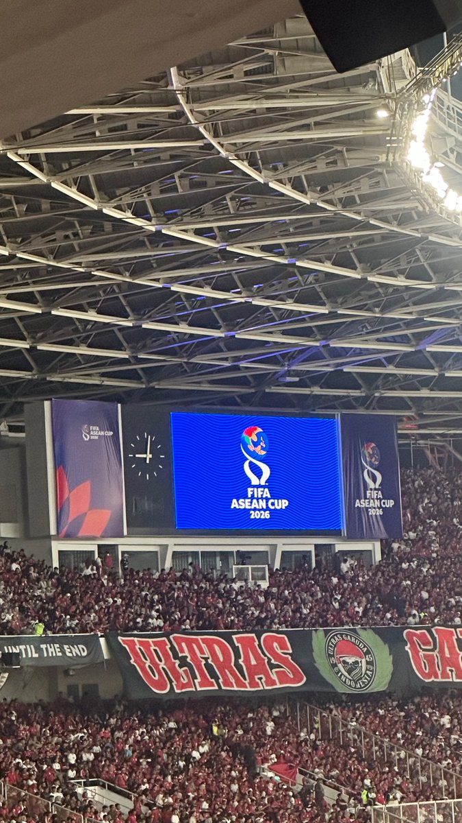 nblh_ayu's tweet photo. First time nonton Timnas secara langsung di GBK, dan alhamdulillah nonton final dan alhamdulillah nya lagi King Indo juara! Maka nikmat Tuhanmu yg manakah yg kamu dustakan?🥹❤️🇮🇩

#TimnasIndonesia #KingIndo #FifaAseanCup2026 #TimnasDay https://t.co/NiDDwxYbrs