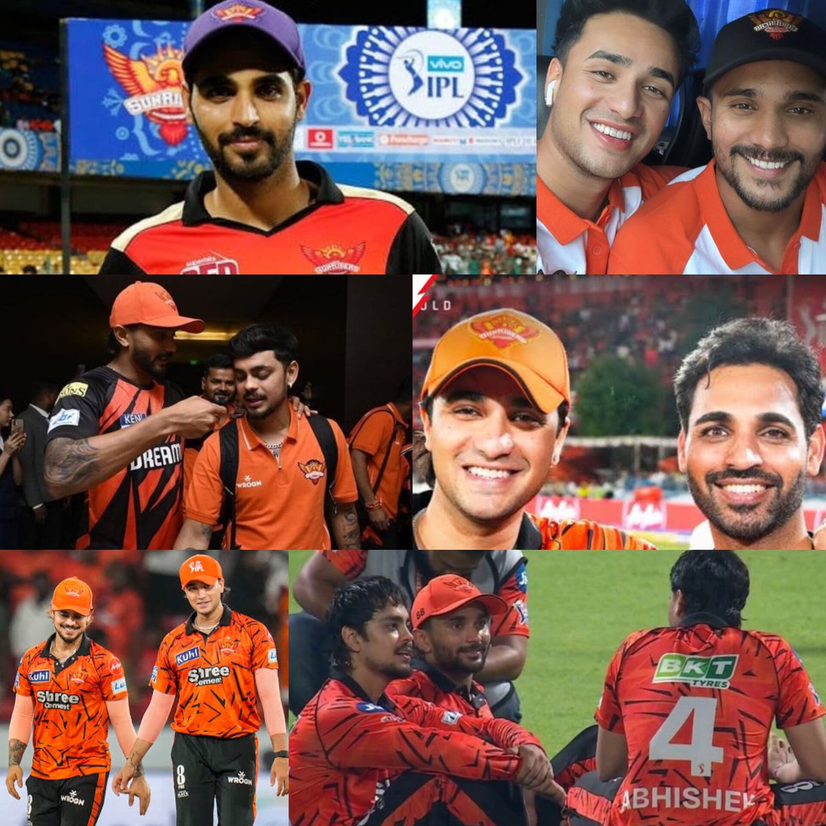 crazyllect's tweet photo. BHUVI ABHI ISHAN NITISH ❤️
This would look so much better if Bhuvi &amp; Nitish were given the chance to play the entire series. 🥹❤️
The SRH boysss ❤️ https://t.co/uynofDC6FI