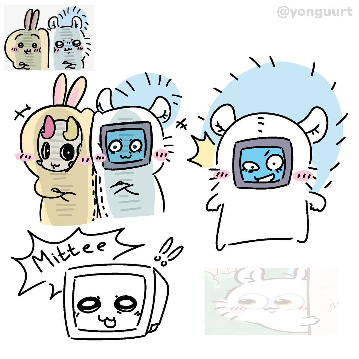 yonguurt's tweet photo. hello

#regretevator #scag #prototype #chiikawa #momonga #usagi https://t.co/bSD3QlPwSE