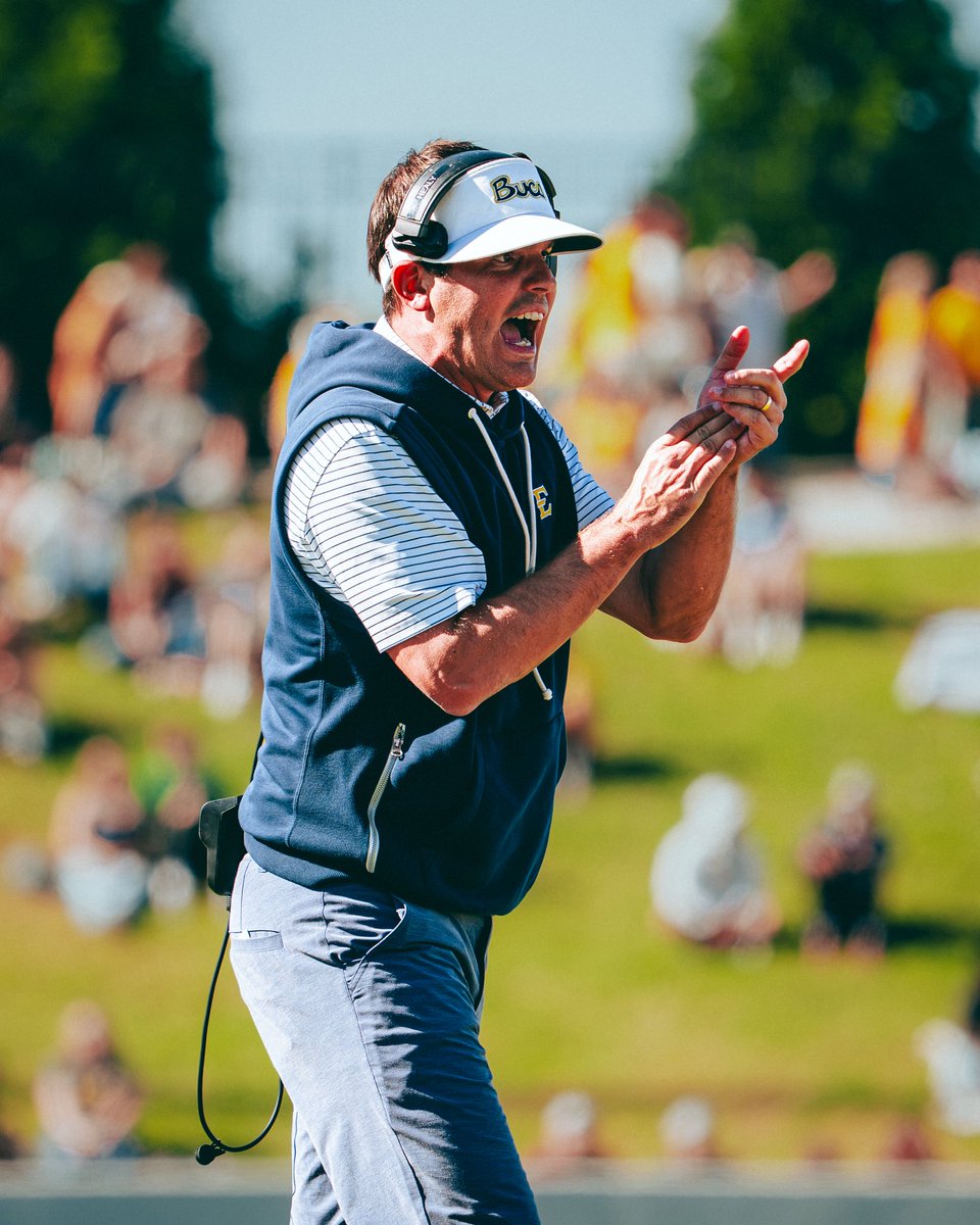 ETSUFootball's tweet photo. Happy National Coaches Day, HBC 🫡

#GoBucs | #BUCkleUp https://t.co/xYXSk7ZnVI