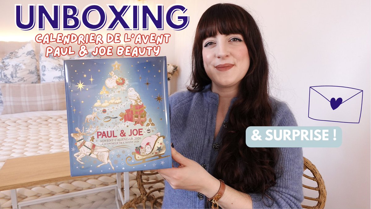 LOdoesmakeup's tweet photo. https://t.co/iiRqpQ1LRd Nouvelle vidéo en ligne : le tant attendu Calendrier de l’Avent Paul &amp; Joe ! 

#calendrierdelavent #unboxing #reveal #adventcalendar https://t.co/0qW76PzlHm