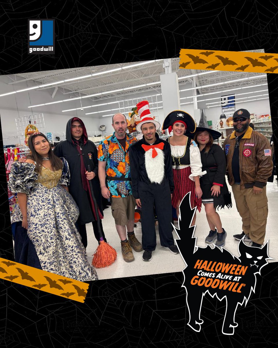 GoodwillAB's tweet photo. Watch for our team on CTV Calgary! Thrifted Halloween costume ideas coming your way! https://t.co/1oRW0Wm3Dr