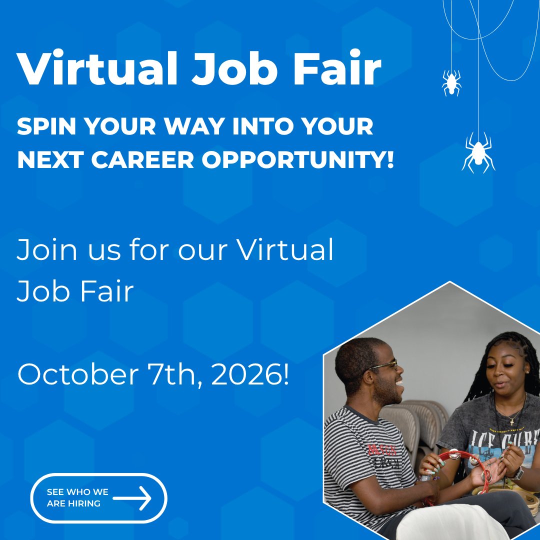 AbilityBeyond's tweet photo. 🚨 Tomorrow! 🚨

Join Ability Beyond's Virtual Job Fair!

We're hiring: 💙 Direct Care Professionals 💙 Assistant Residential Program Managers 💙 Employment Specialists

Paid training, great benefits, and on-the-spot offers for qualified candidates.

#NowHiring #AbilityBeyond 💙 https://t.co/nPphPexmTy