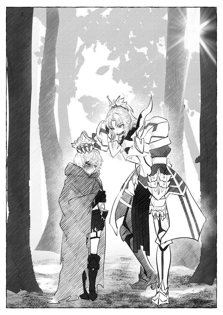 sherrysfular's tweet photo. knight of treachous x failure knight 

my husband and son ❤️

🎨 aXamw05c https://t.co/1TffYkiOlM