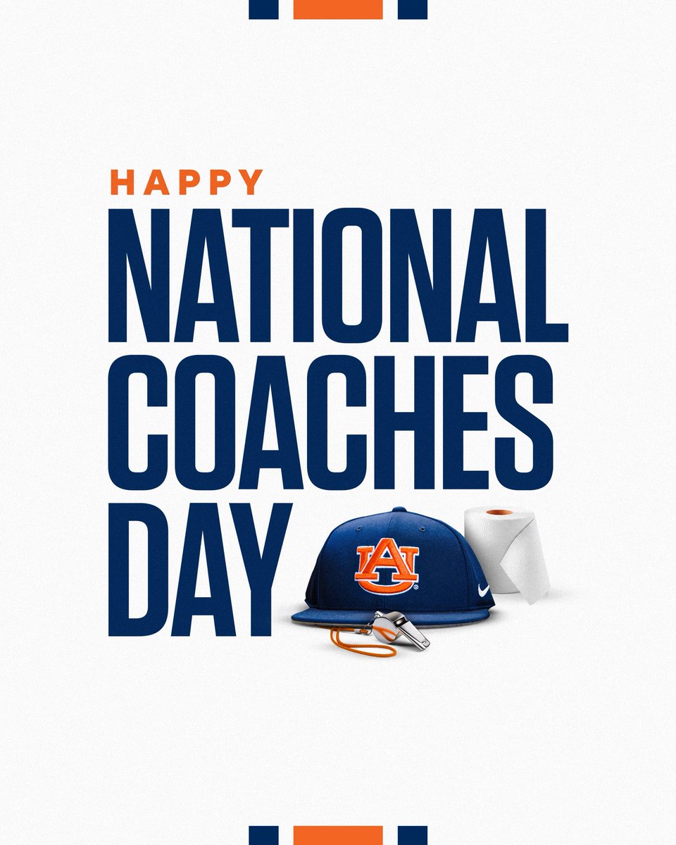 AuburnTigers's tweet photo. Behind every great team are great coaches! 🐅

Happy National Coaches Day to the leaders who make a difference every day! 🧡💙

#WarEagle https://t.co/wki0fGTMPF