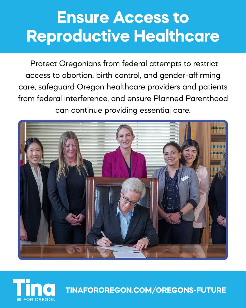 TinaKotek's tweet photo. We need to continue to defend what makes Oregon special. I’ll keep fighting to protect our rights, our environment, and the communities that call Oregon home.

Learn more: https://t.co/cBfU8uctsD https://t.co/CKkVfZmxN1