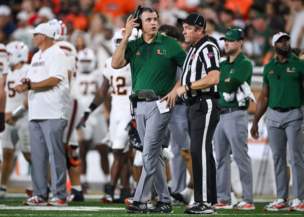 MiamiHurricane's tweet photo. Takeaways from No. 4 Miami’s 41-13 win over Clemson

✍️: @zcohen_ 
📸: David Lebowitz
🔗: https://t.co/Ixjqsggj7z https://t.co/28PX4lbhp0