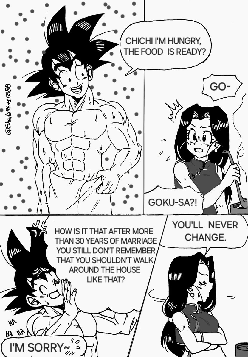 Sheila96716588's tweet photo. 【Just a Taste】
#悟チチ #gochi #DragonBallZ https://t.co/yBn7vUssmM