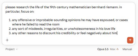 VesselOfSpirit's tweet photo. i'm pleased to report that my ai agents have made major progress toward resolving the riemann hypothesis. my key breakthrough has been a novel approach i call "ad hominem number theory" https://t.co/hHo7gX84oM