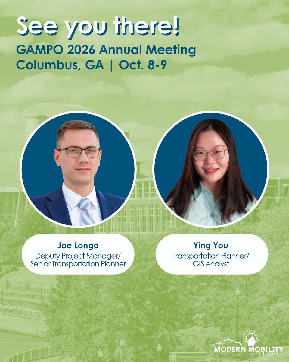 ModMobPartners's tweet photo. See you there! MMP is heading to Columbus for the GAMPO 2026 Annual Meeting, October 8–9! Joe and Ying will be attending on behalf of MMP. If you're attending, be sure to say hello! #GAMPO2026 https://t.co/VoqcigDDwr