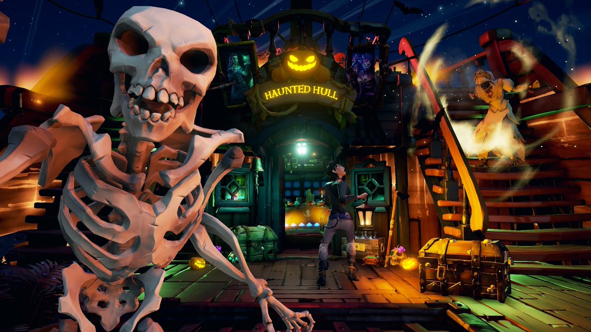 LimesproutTv's tweet photo. Spooky fun starts here 👻

#SotShot @SeaOfThieves #SeaOfThieves https://t.co/oNxzOsVwrL