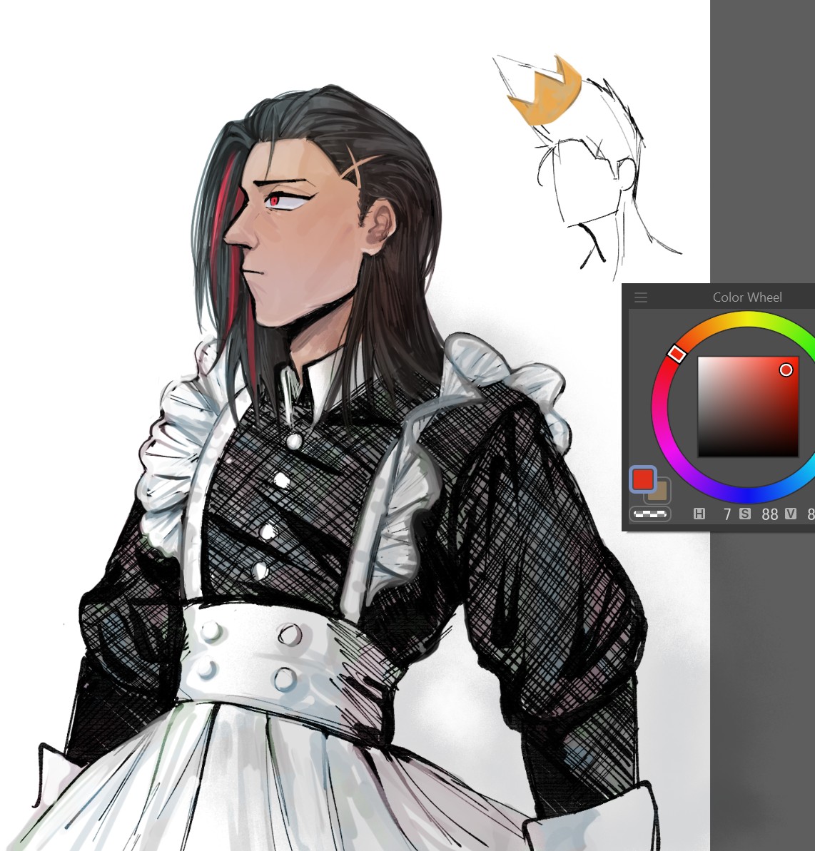 birdshenanigans's tweet photo. #bllktober2026 day 6 ofcs the king https://t.co/3m4ViHet4z